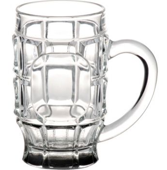 17.75 oz. Dimpled Glass Beer Mugs 2