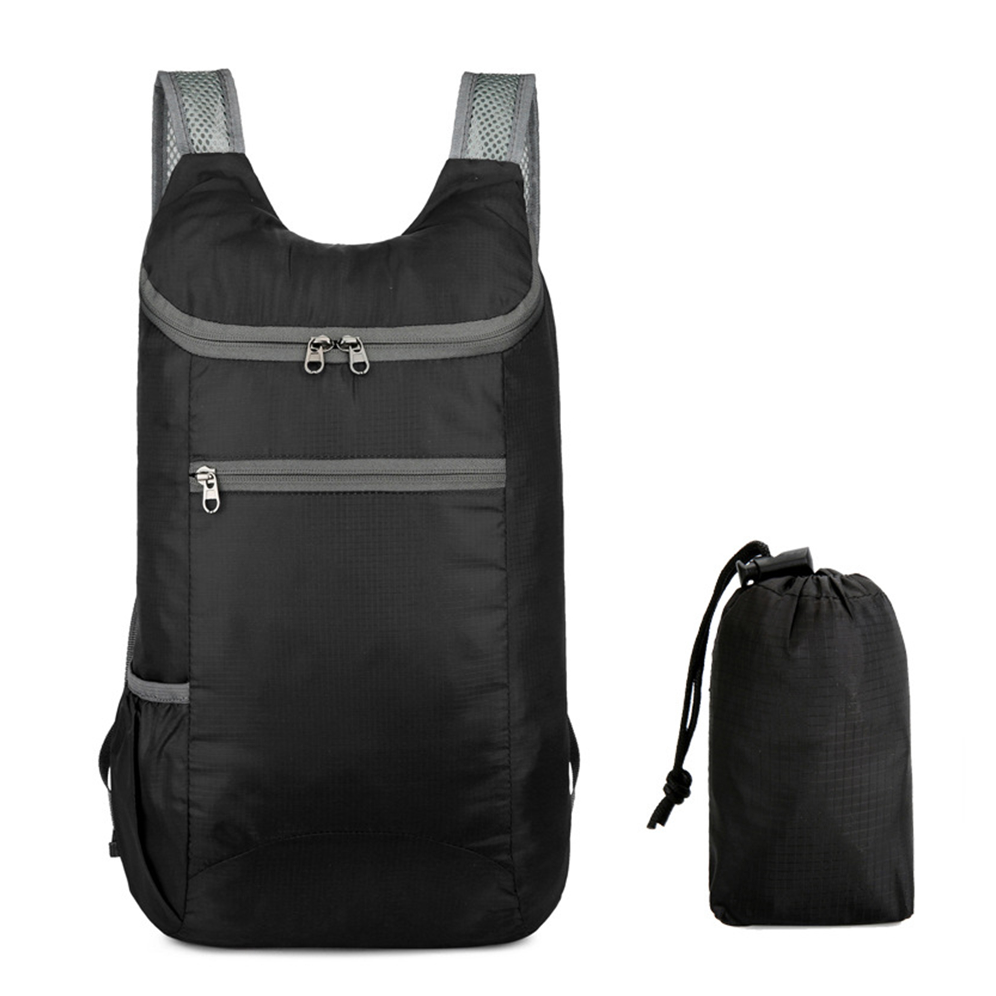Water Resistant Foldable Travel Backpack 19.3" Length X 14.5" Width X 7.9" Height 3