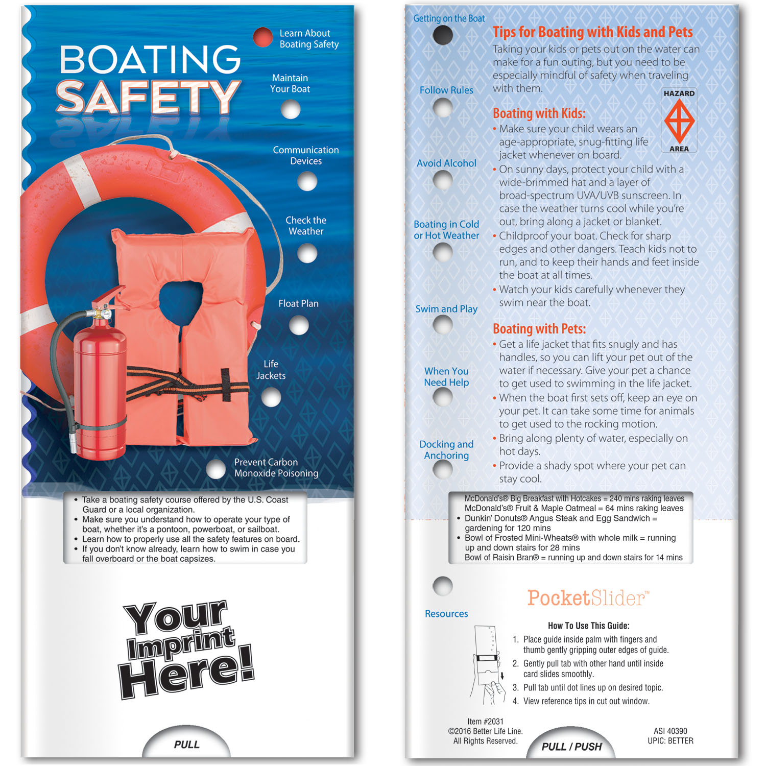 Pocket Slider - Boating Safety — view 1 of 3
