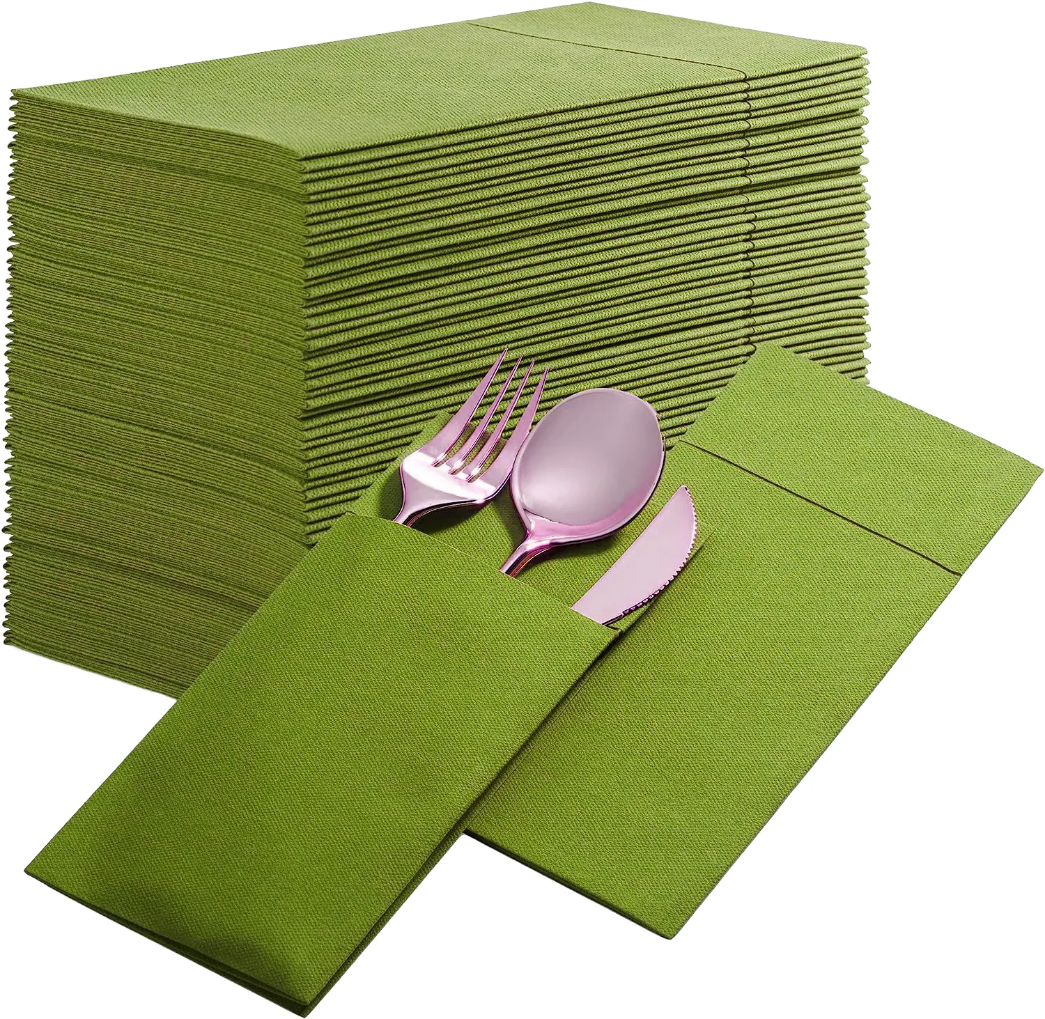 Luxury Linen Style Disposable Napkin 17
