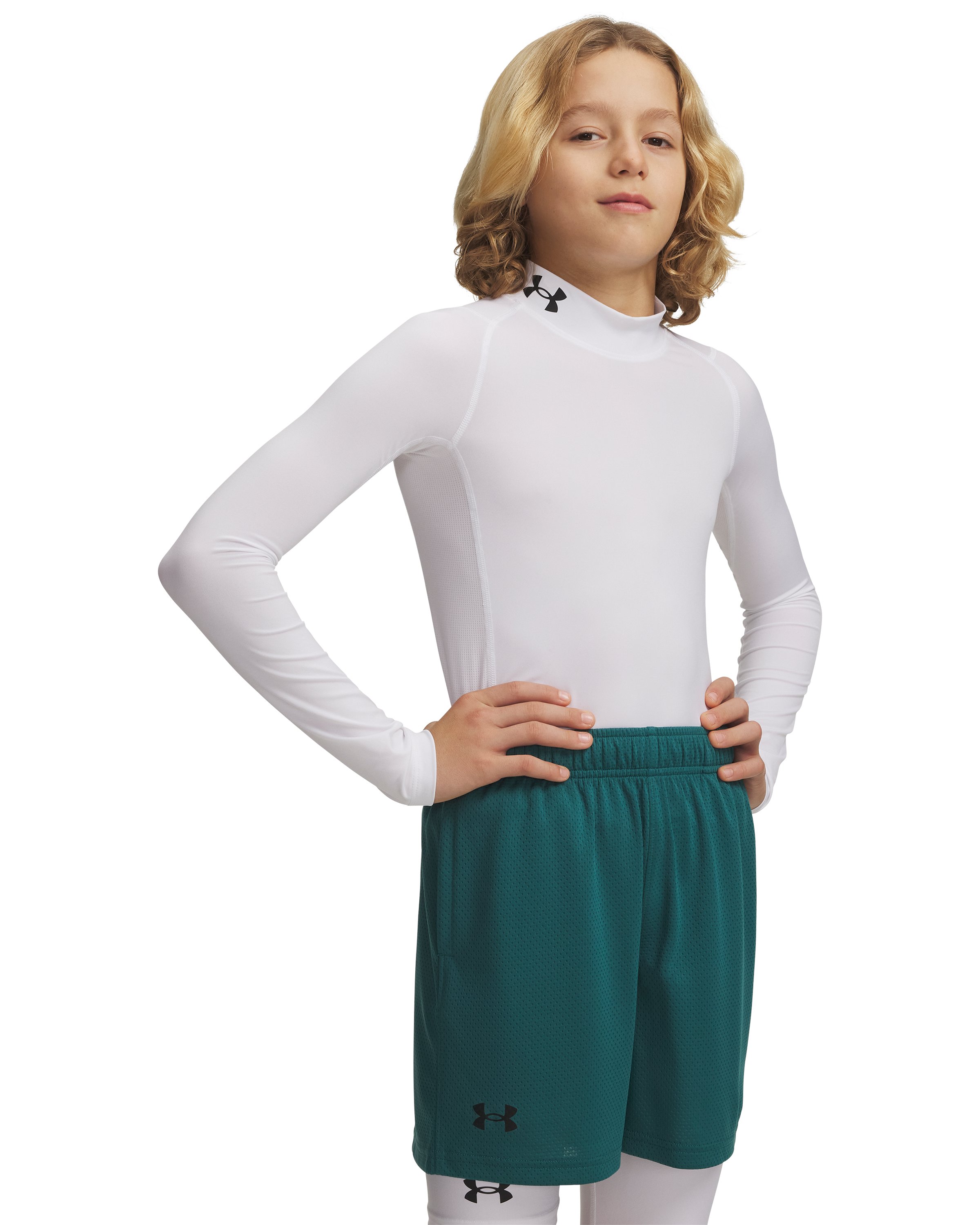 HeatGear Boys' Mock Long Sleeve 6