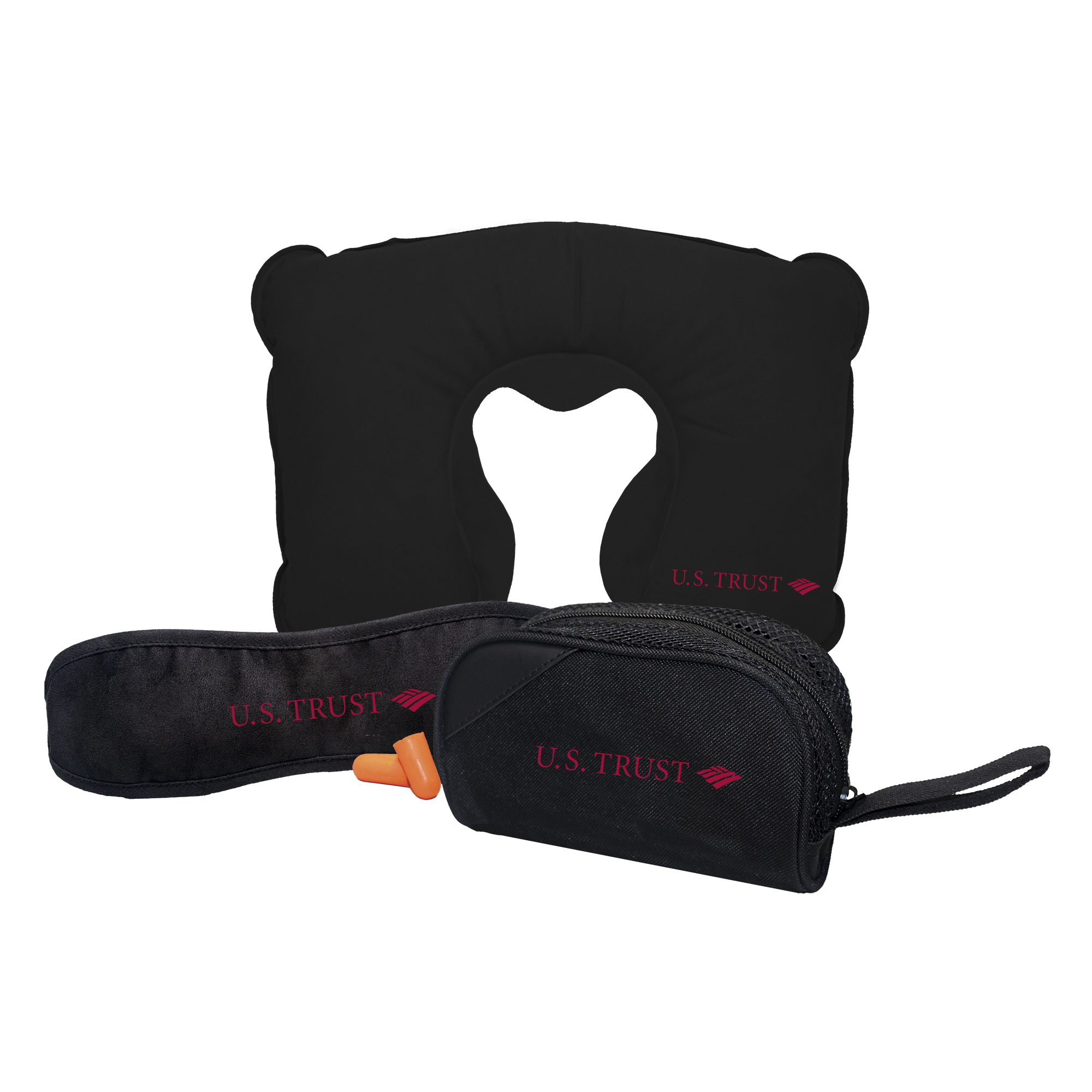 First Class Neck Pillow & Eye Mask Travel Set 2