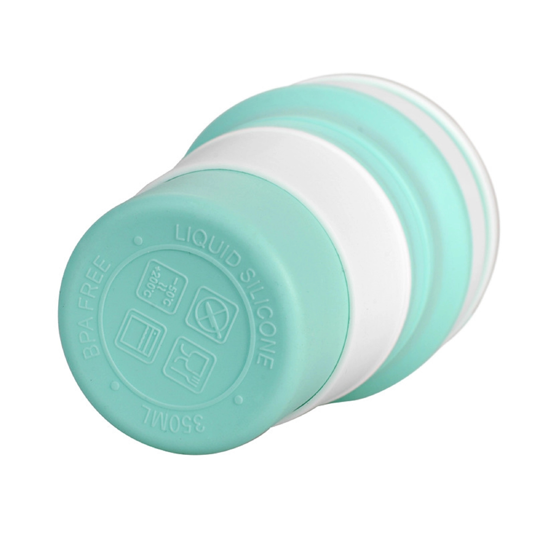 12 OZ Silicone Collapsible Reusable Telescopic Coffee Cup 5
