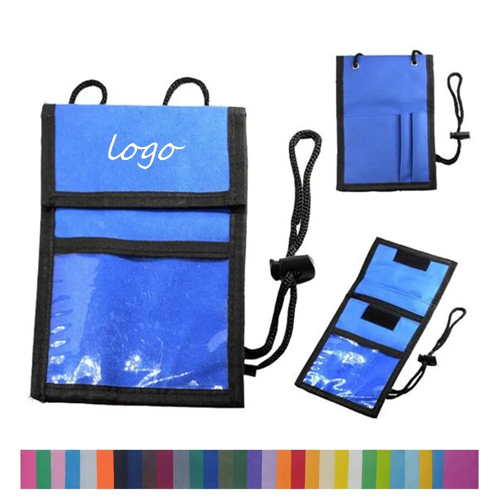 420D Oxford Neck Wallet/Badge Holder