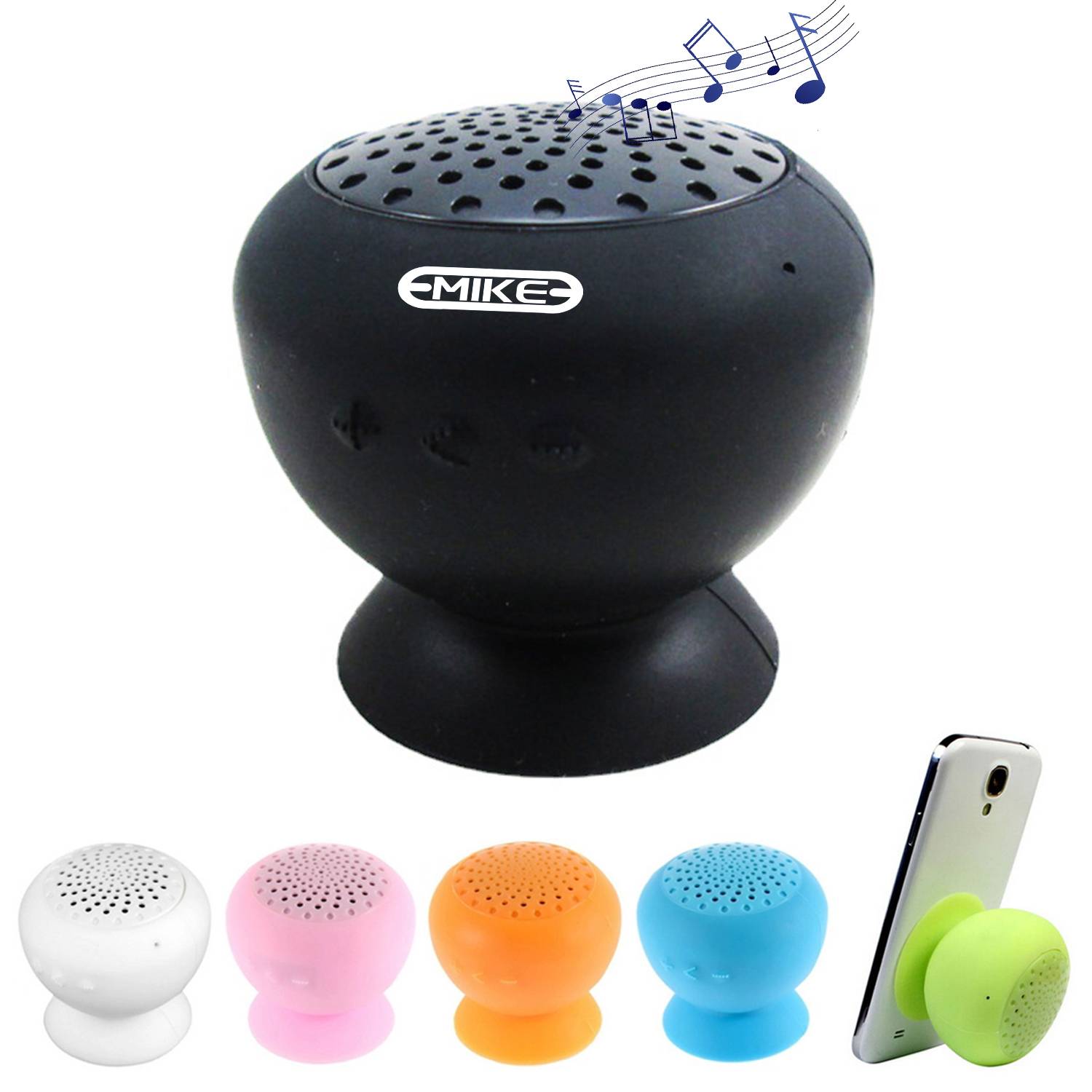 Mini Wireless Mushroom Suction Speaker 3
