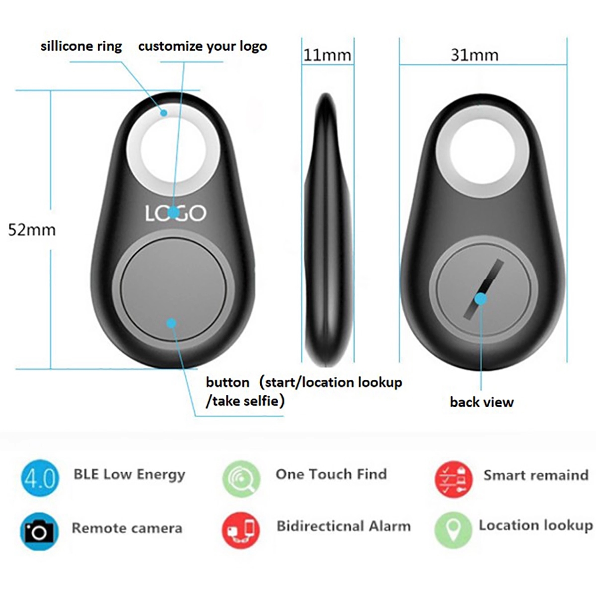 Mini Wireless Key Finder 3