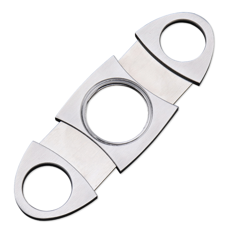 Double Blade Stainless Steel Cigar Cutter 4