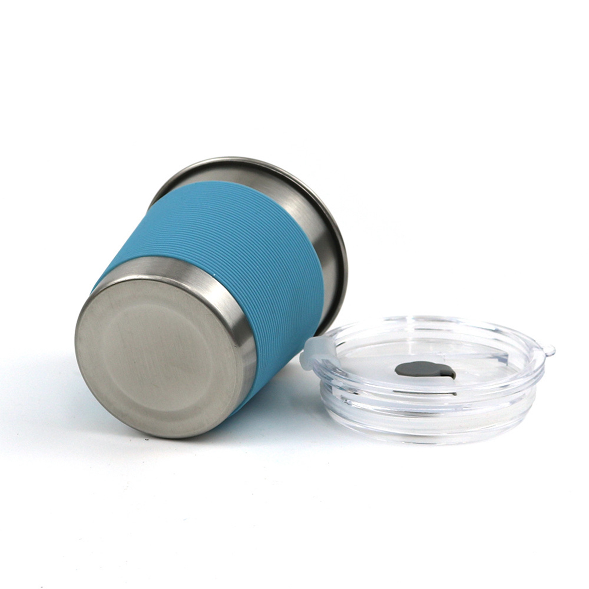 Anti-Hot Stainless Mug W/ Sliding Lid 6