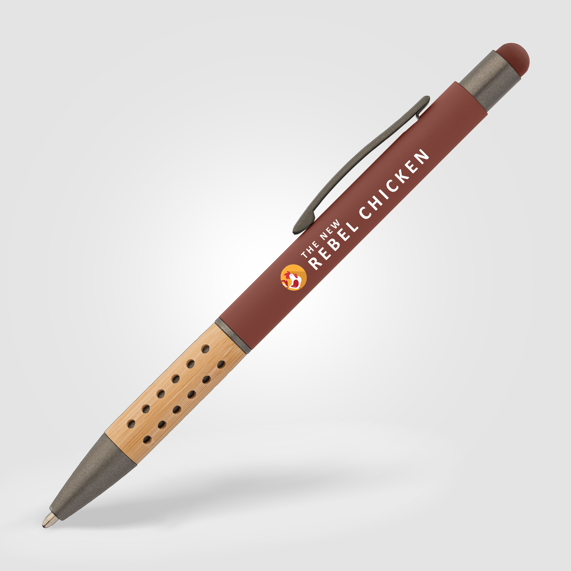 Bowie Bamboo Grip Stylus Pen 16