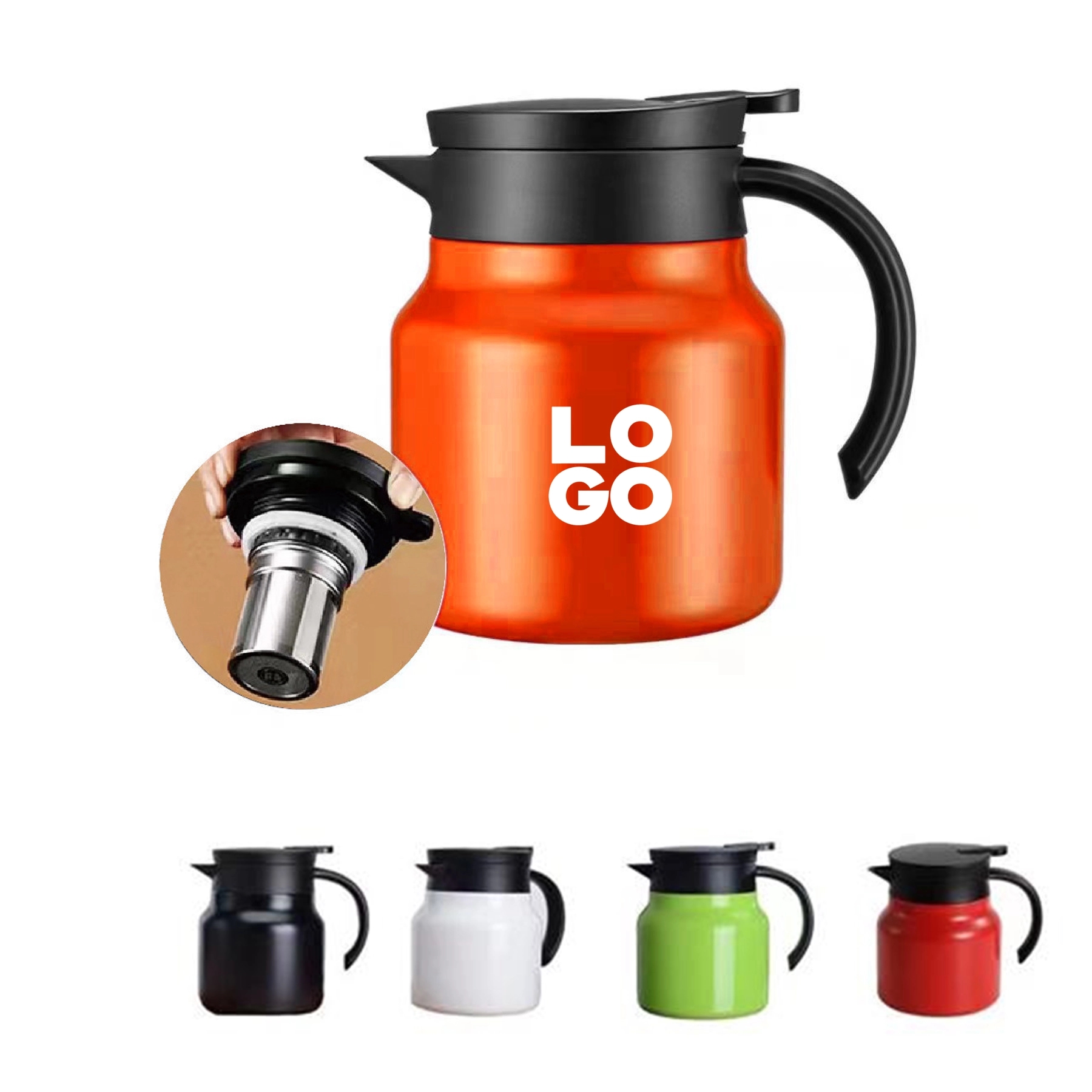 27 oz Thermal Coffee Tea Pot 2