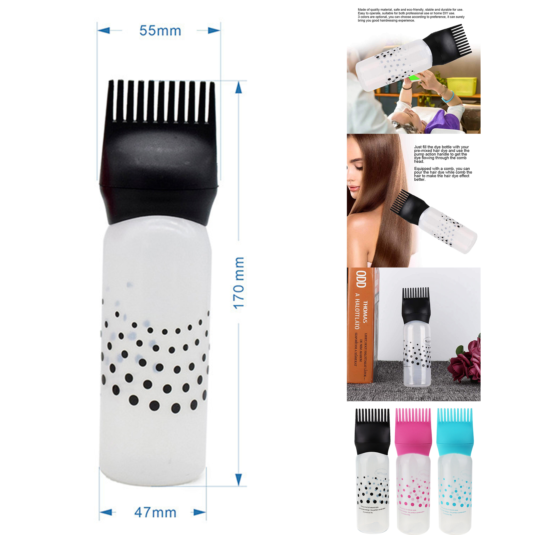 Hair Dyeing Bottle Applicator 2