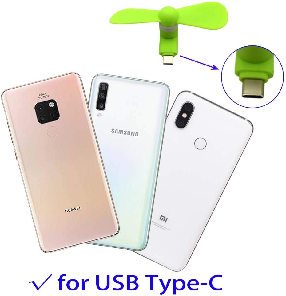 USB Portable Mobile Phone Type C Mini Fan 7