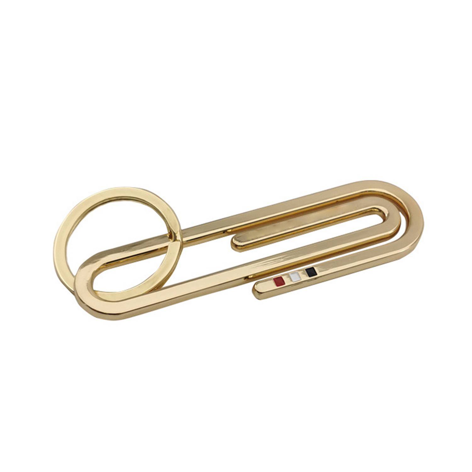 Zinc Alloy Paperclip Keychain 4