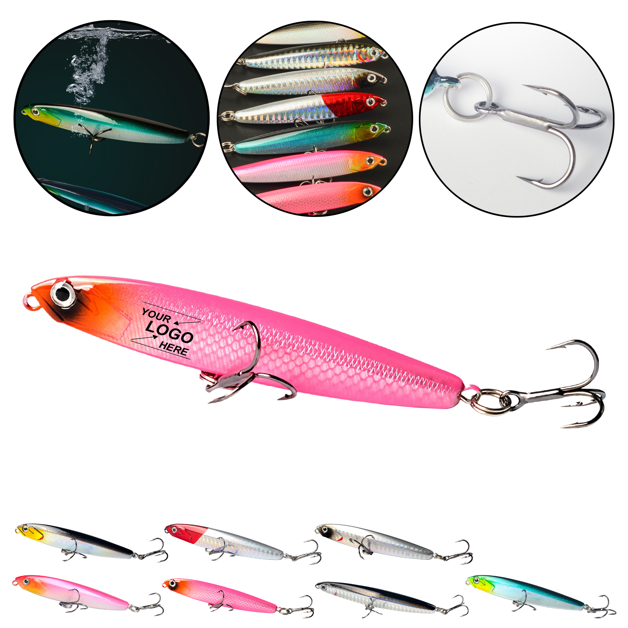 10g Sinking Pencil Lure for Bass and Perch 3