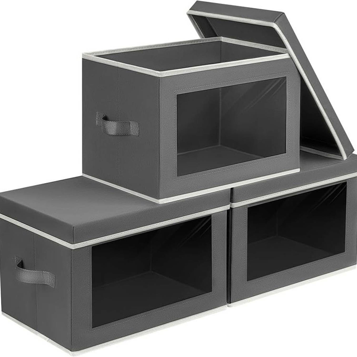 Foldable Fabric Storage Bin w/ Window 4
