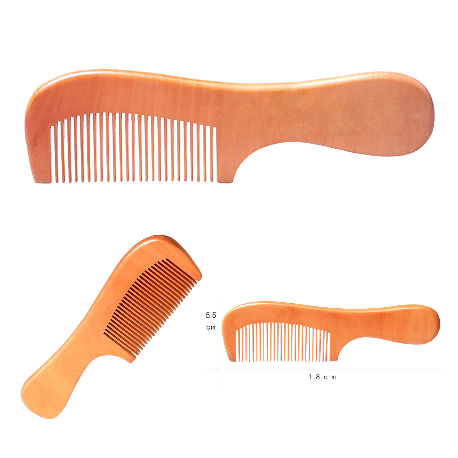 Peach Wood Comb 1