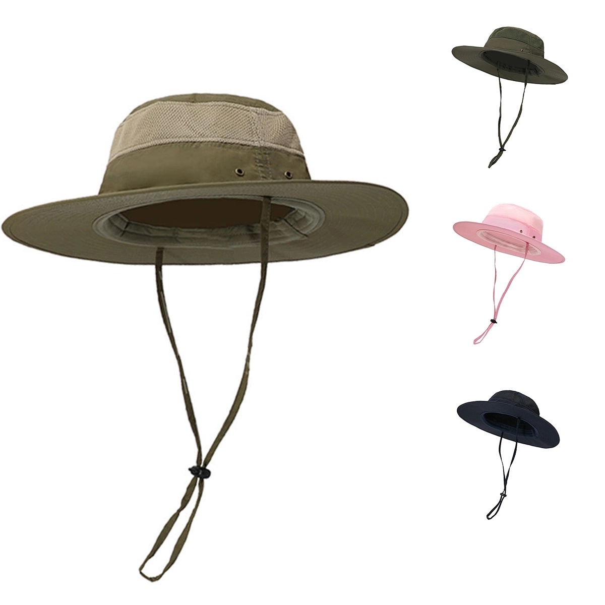 Waterproof Wide Birm Bucket Uv Protection Hat 3