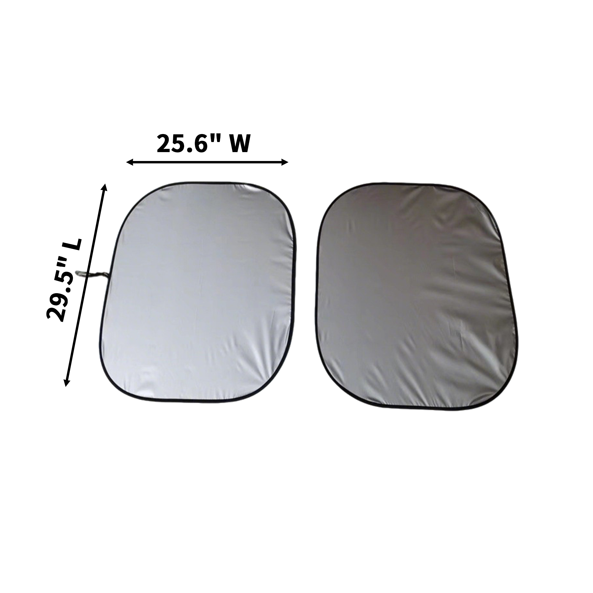 Foldable Car Windshield Sunshade 29.5 x 25.6" 2