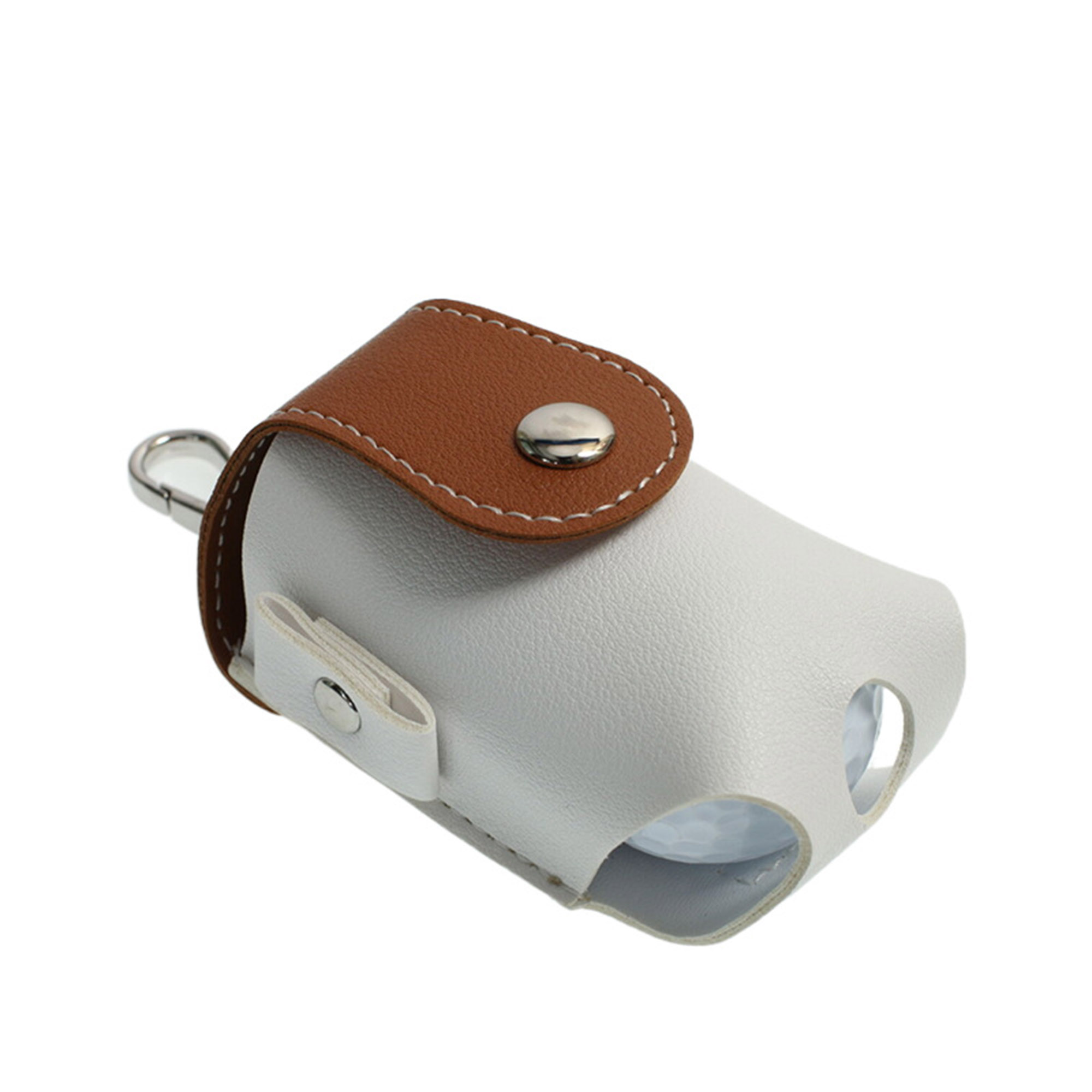 Leatherette Golf Ball Pouch Tee Holder 4
