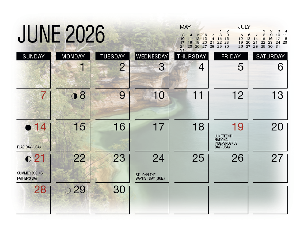 Triumph® Calendars America's Beauty Desk Calendar 10