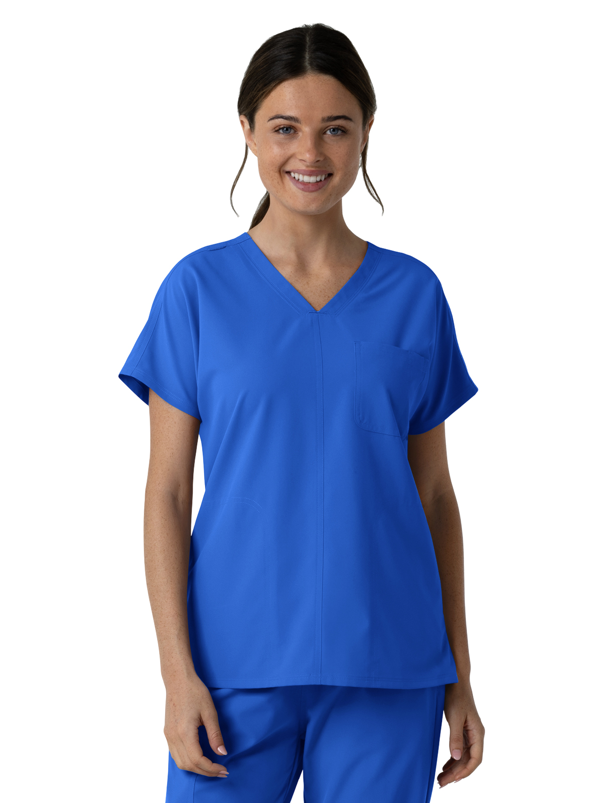 Wink - Nurtur - Women's Three-Pocket Drop Shoulder Tunic Scrub Top 23
