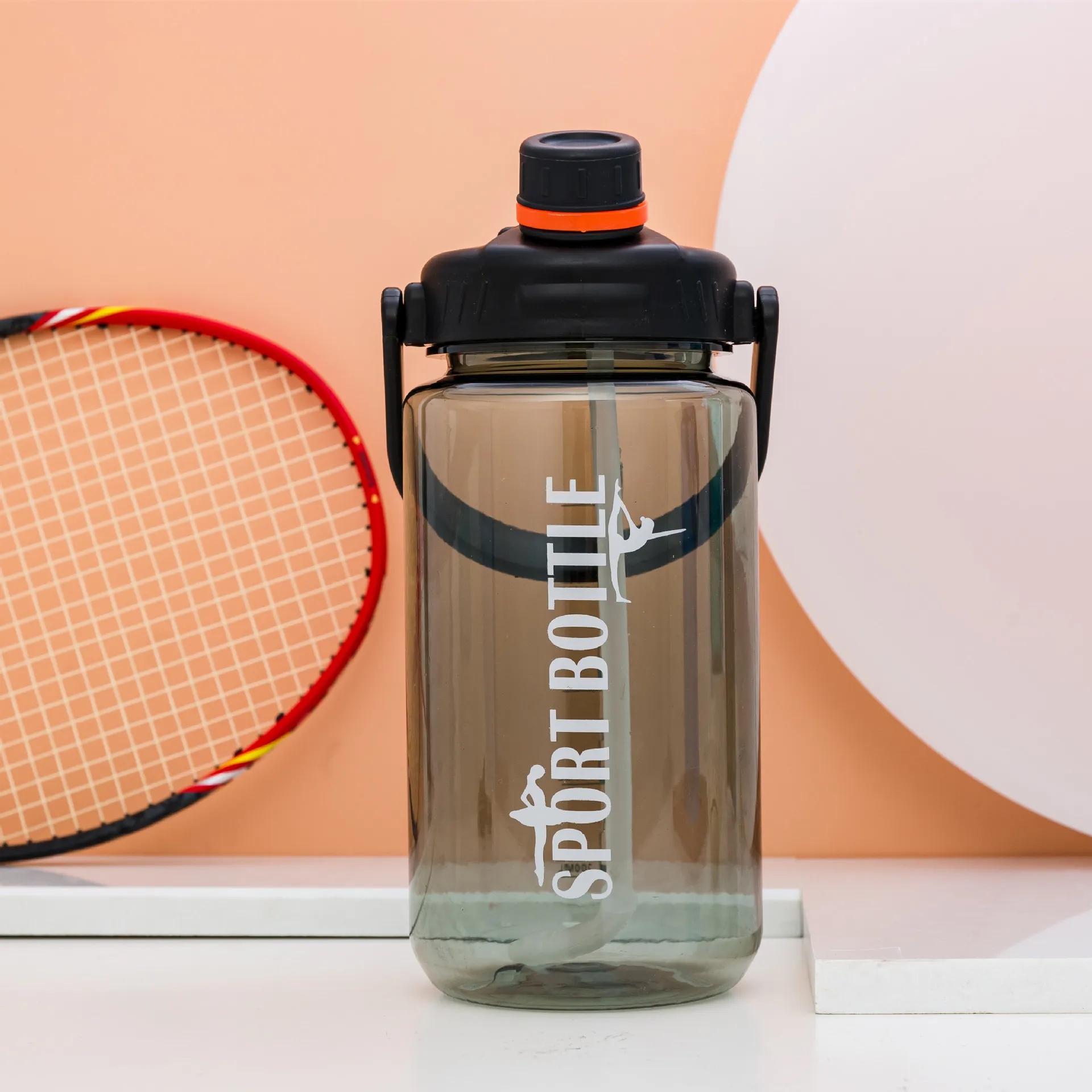 Sport Bottle With Staw 3