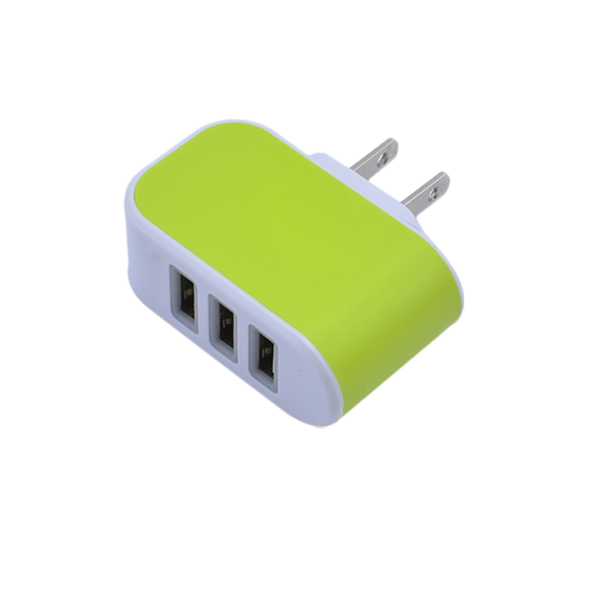 ABS 3-Port USB Wall charger With Led 4
