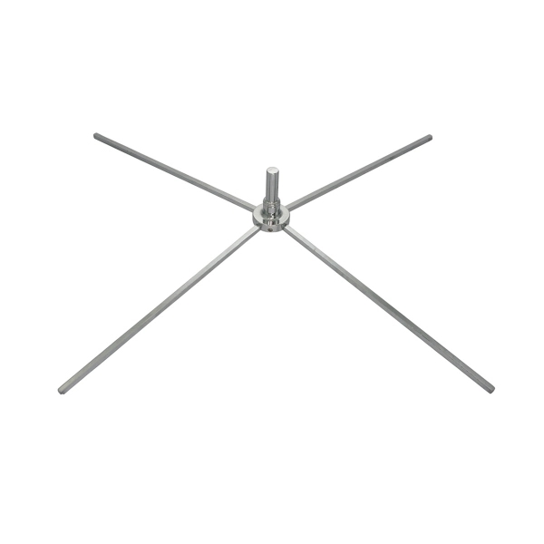 Silver Steel Powder Coated Spider - Base 2