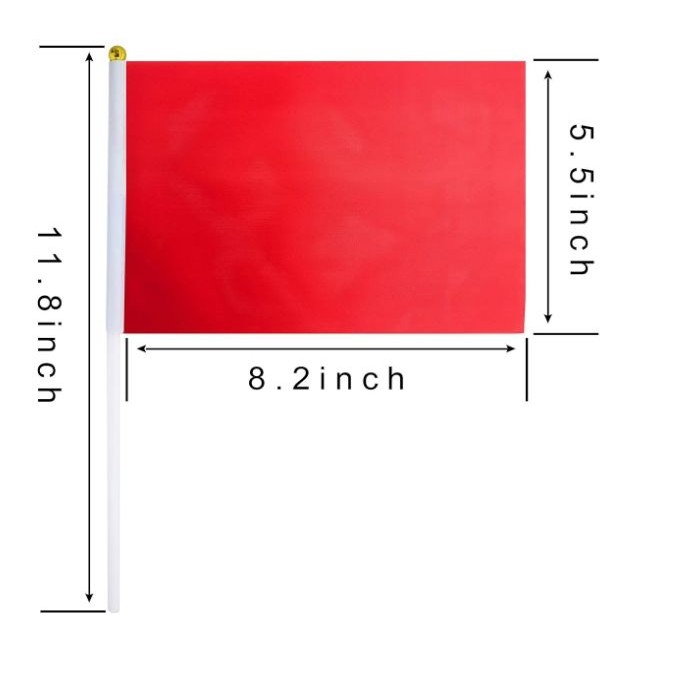 Custom Hand Held Flag 3