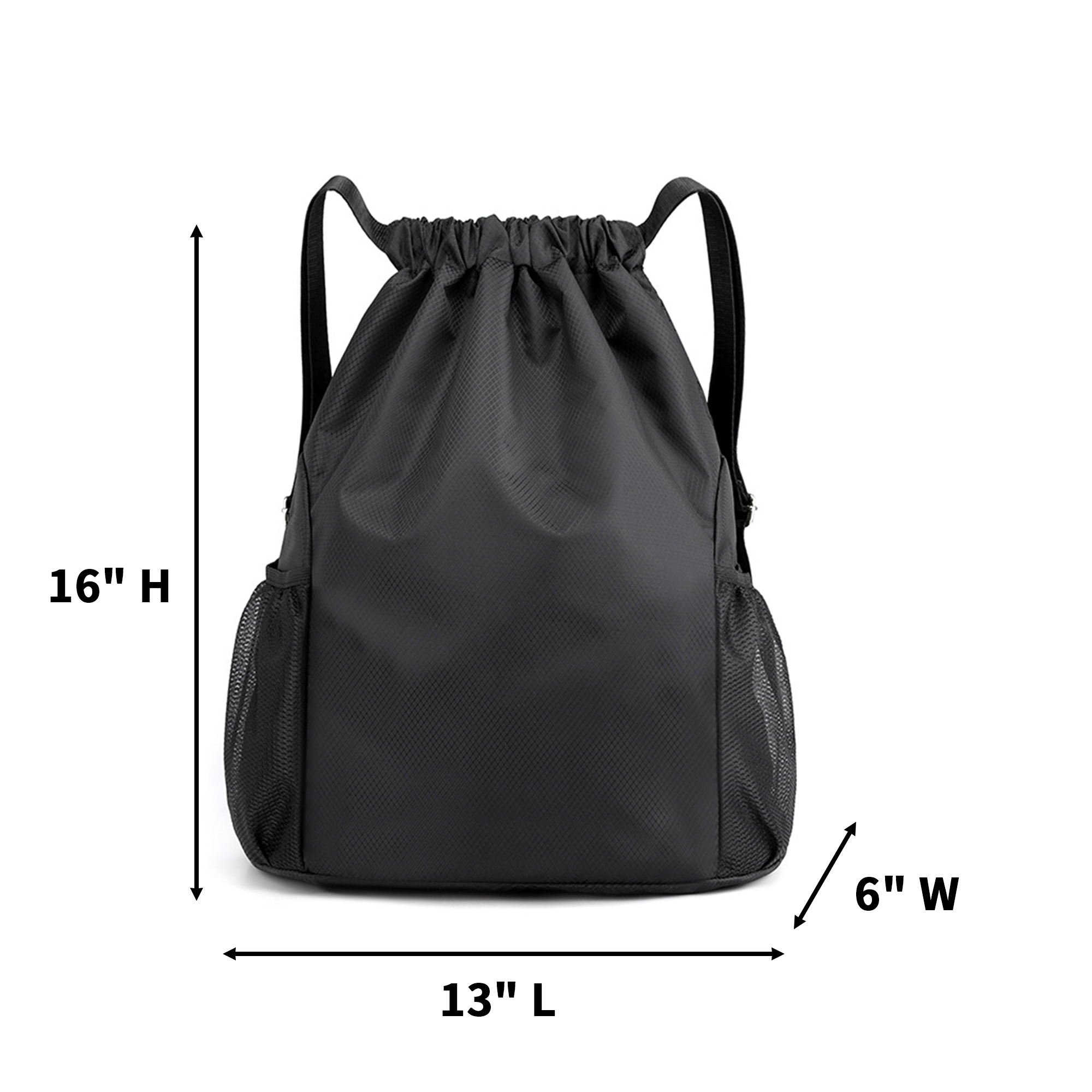 Thickened Oxford Drawstring Backpack With Wide Strap 2