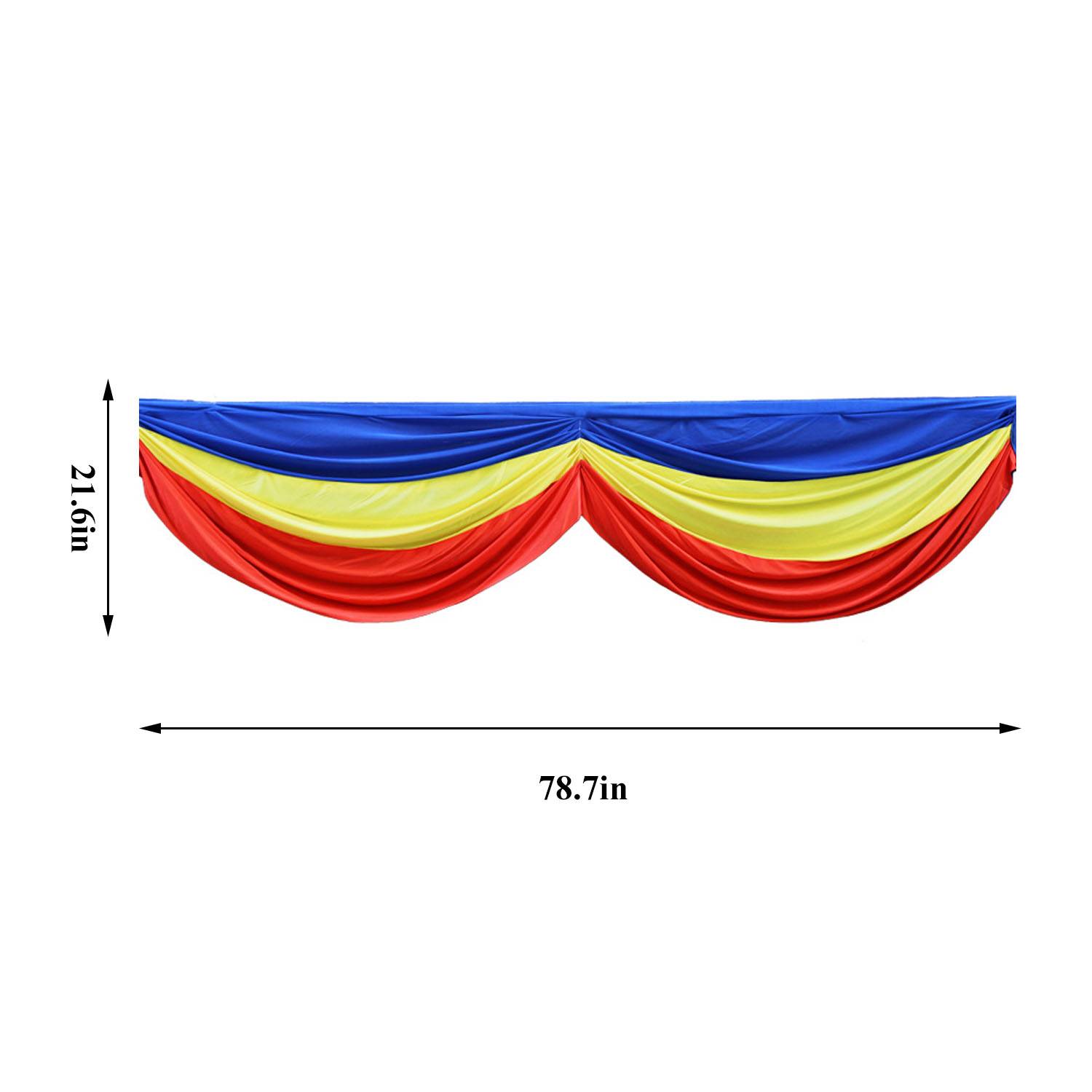 Rainbow Fabric Bunting 3