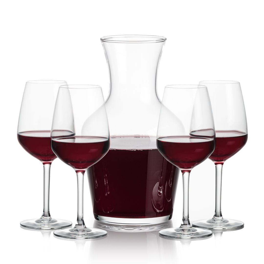 Summit Carafe & Mandelay Wine Set 4
