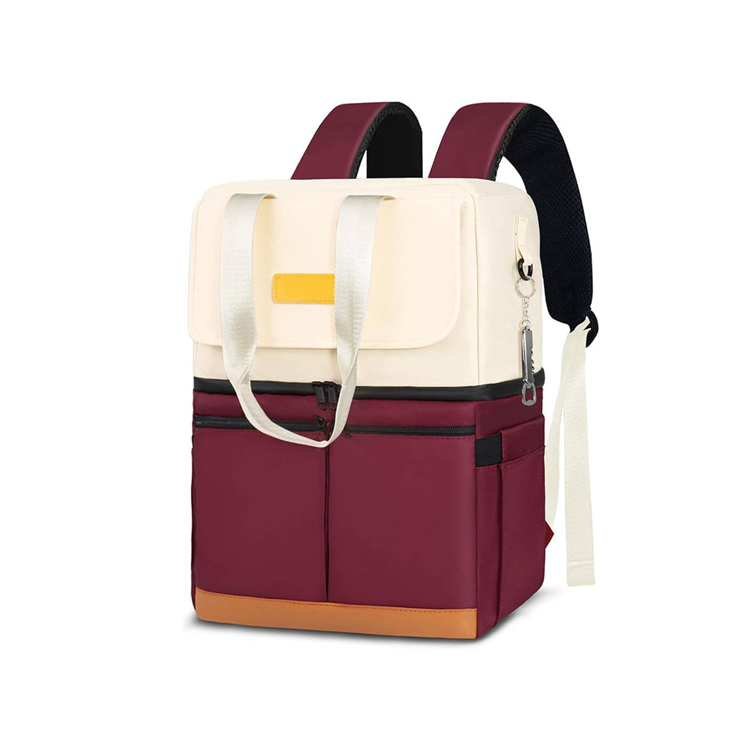 36 Can Waterproof Nylon Cooler Backpack for Picnic 6