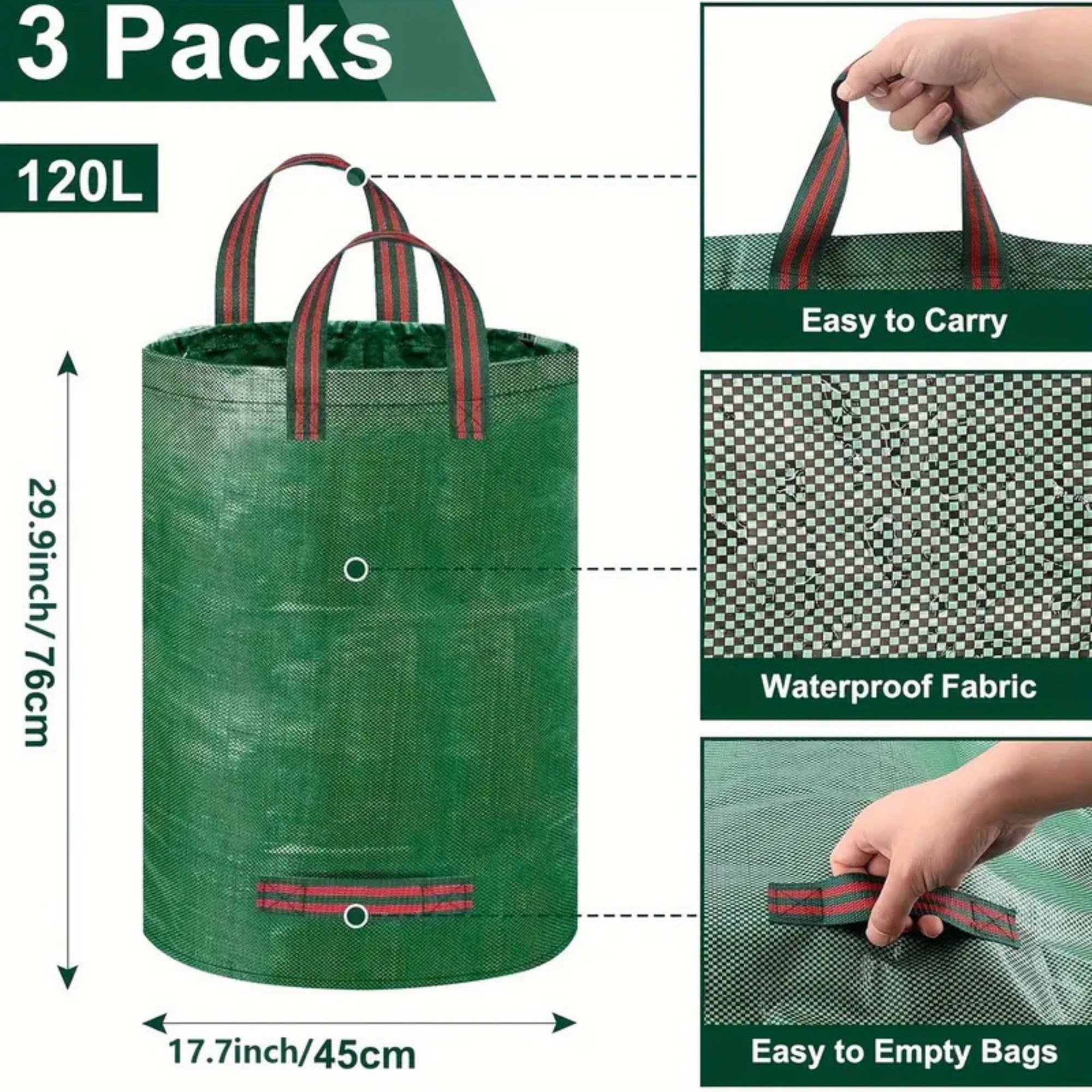Gardening Lawn Leaf Bag 3