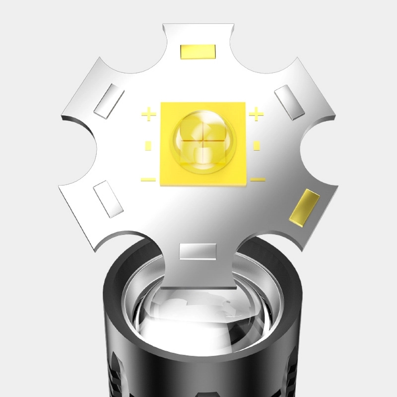 Custom Rechargeable Zoomable Flashlights 8