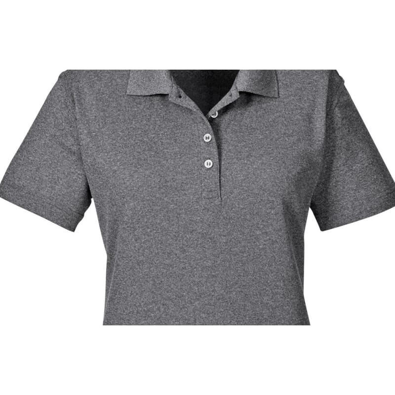 UltraClub Ladies' Heathered Piqué Polo 4