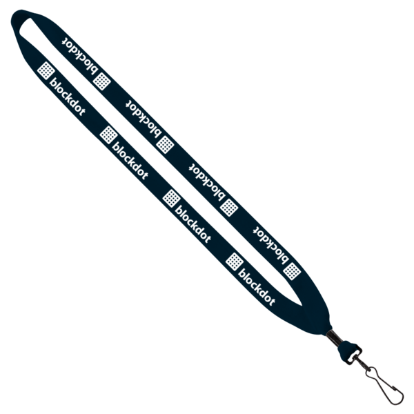 3/4" Cotton Lanyard with Metal Crimp & Swivel Snap Hook 14