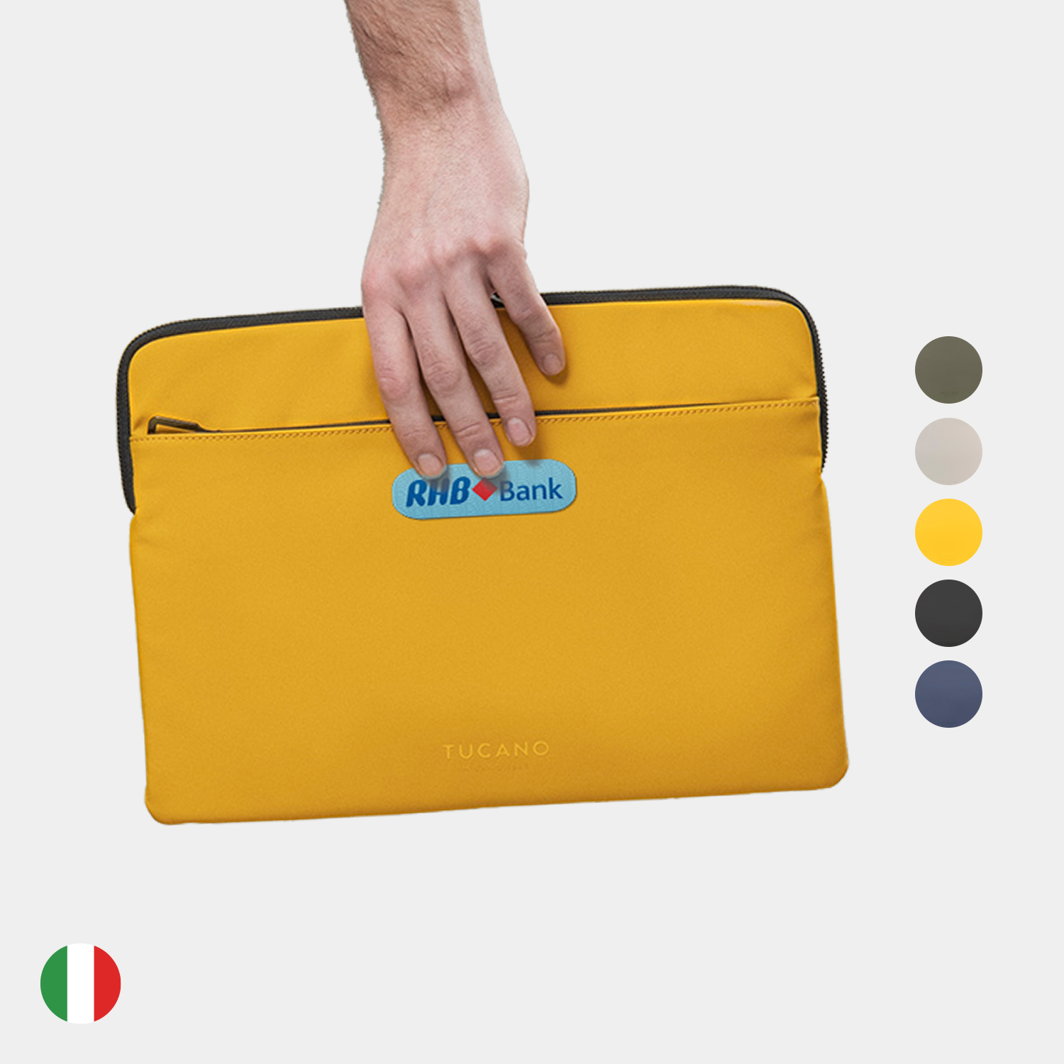 TUCANO® - Italy GOMMO Executive Sporty Business 15" Laptop Sleeve 6