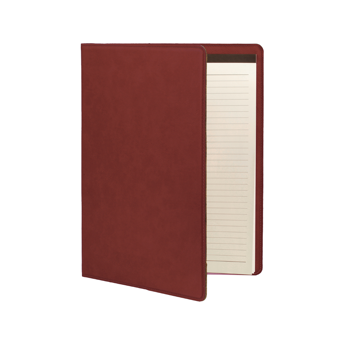 7" x 9" Leatherette Rose Portfolio 3