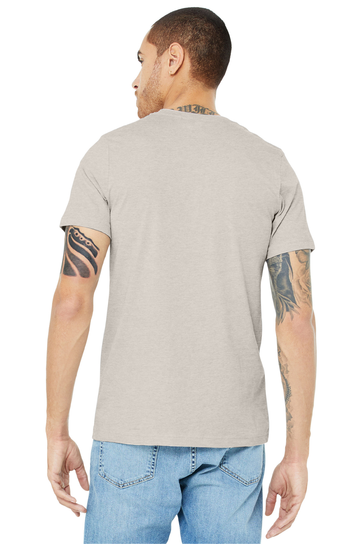BELLA+CANVAS Unisex Heather CVC Short Sleeve Tee. BC3001CVC 342
