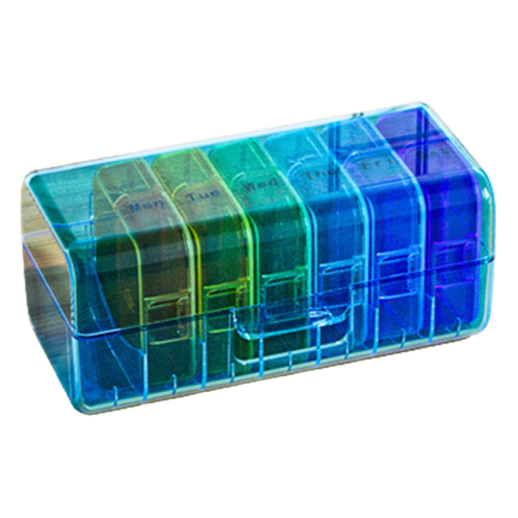 Weekly Pill Box With 14 Compartments 3