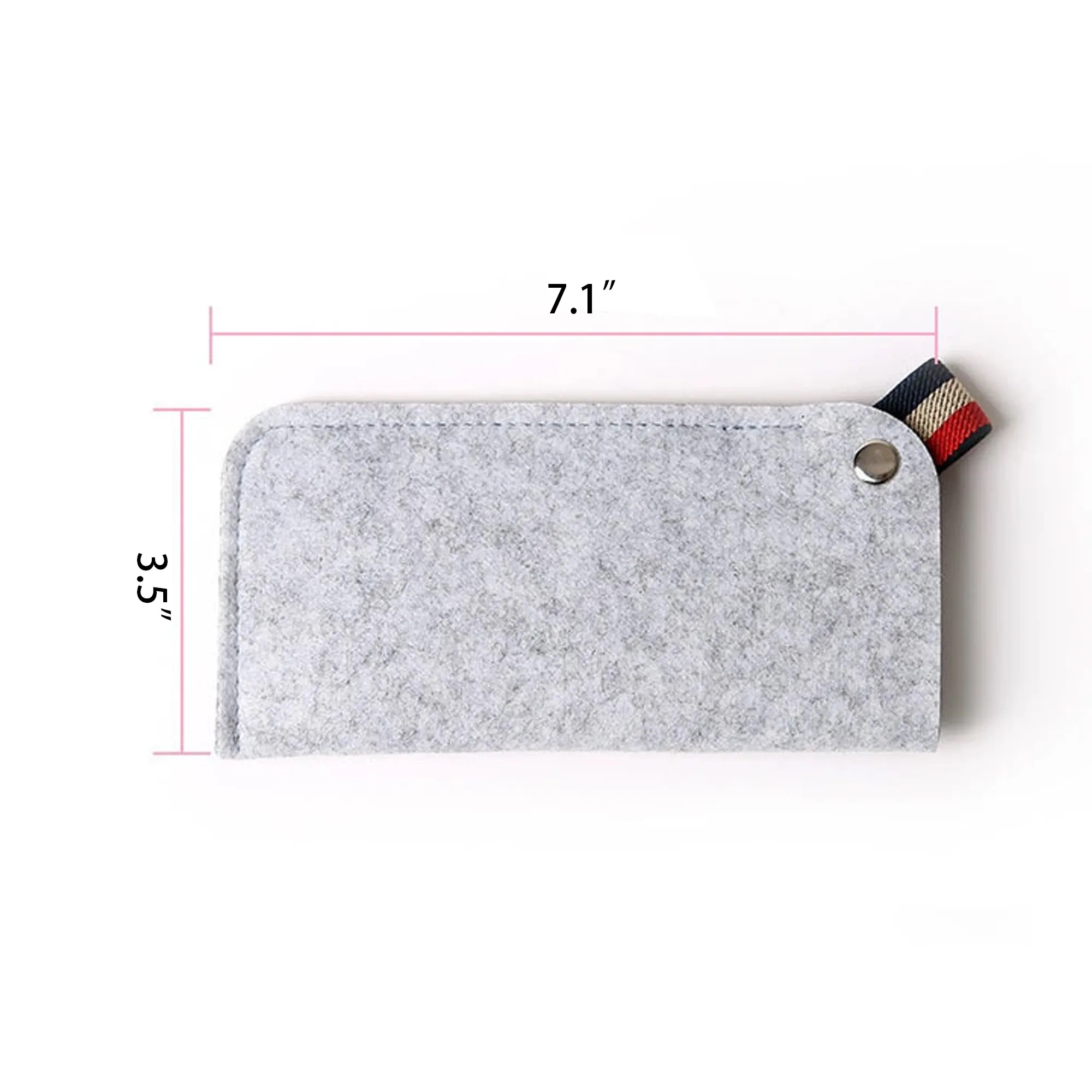 Stylish Felt Eyeglass Protective Case 1