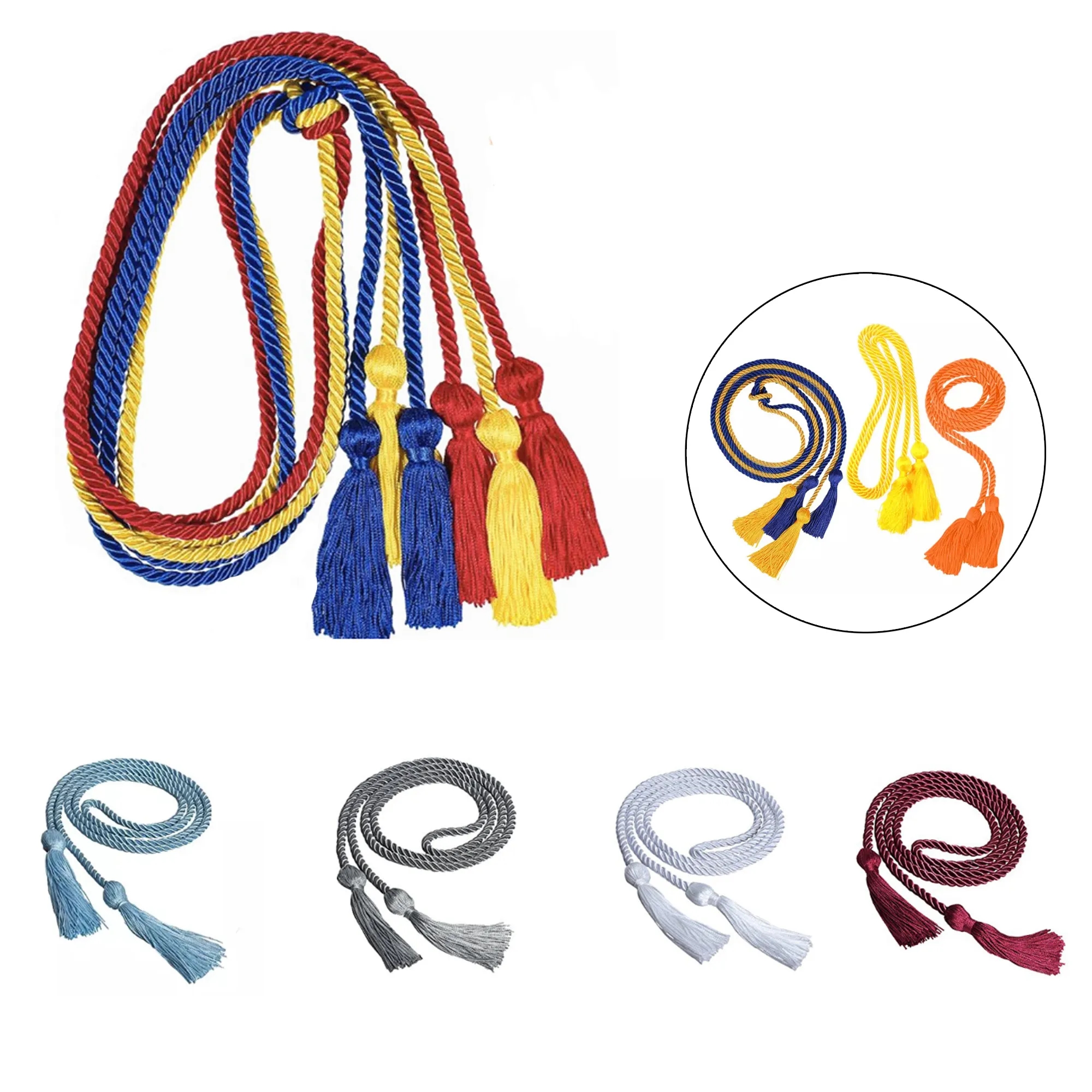 MOQ 20 Twisted Graduation Honor Cords 2