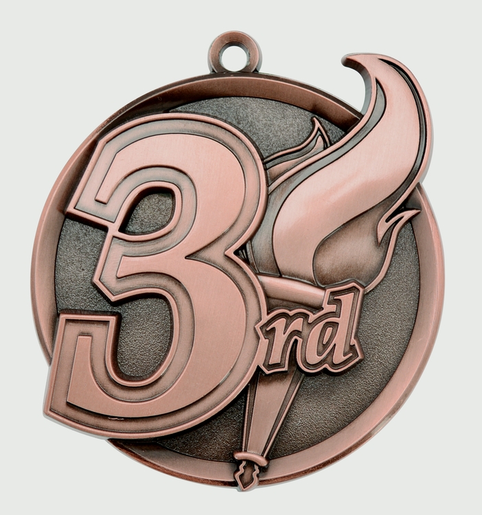 3rd Mega Medal, 2-1/4" 2