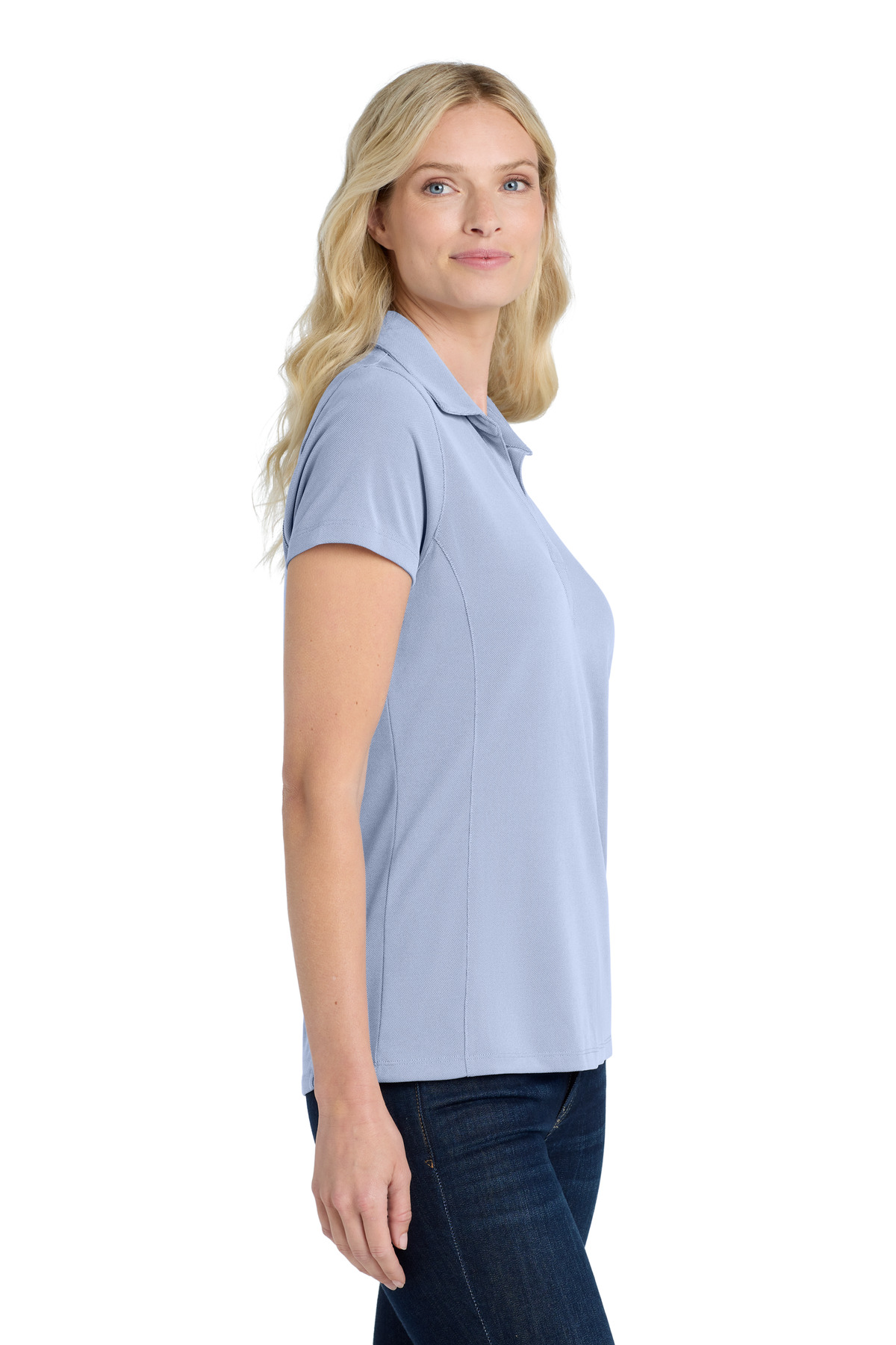 Port Authority Women's Poly Oxford Pique Polo. LK582 3