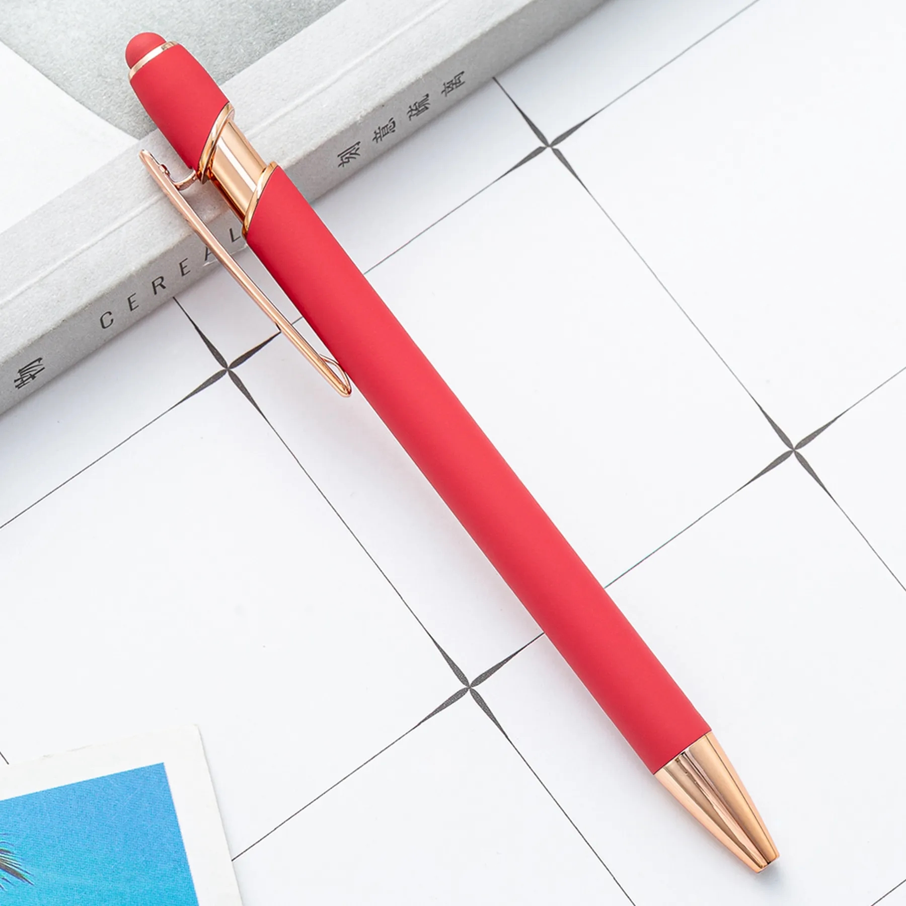 2 in 1 Metal Ballpoint Pen with Stylus 1