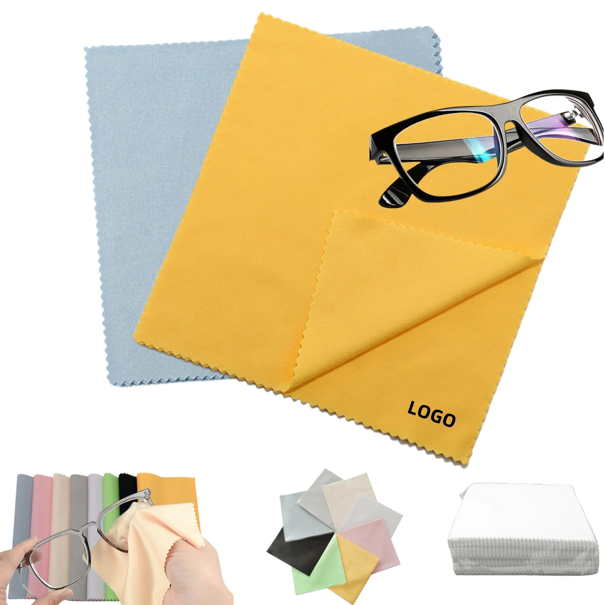 Soft Microfiber Suede Eyeglasse Cleaning Cloth 1