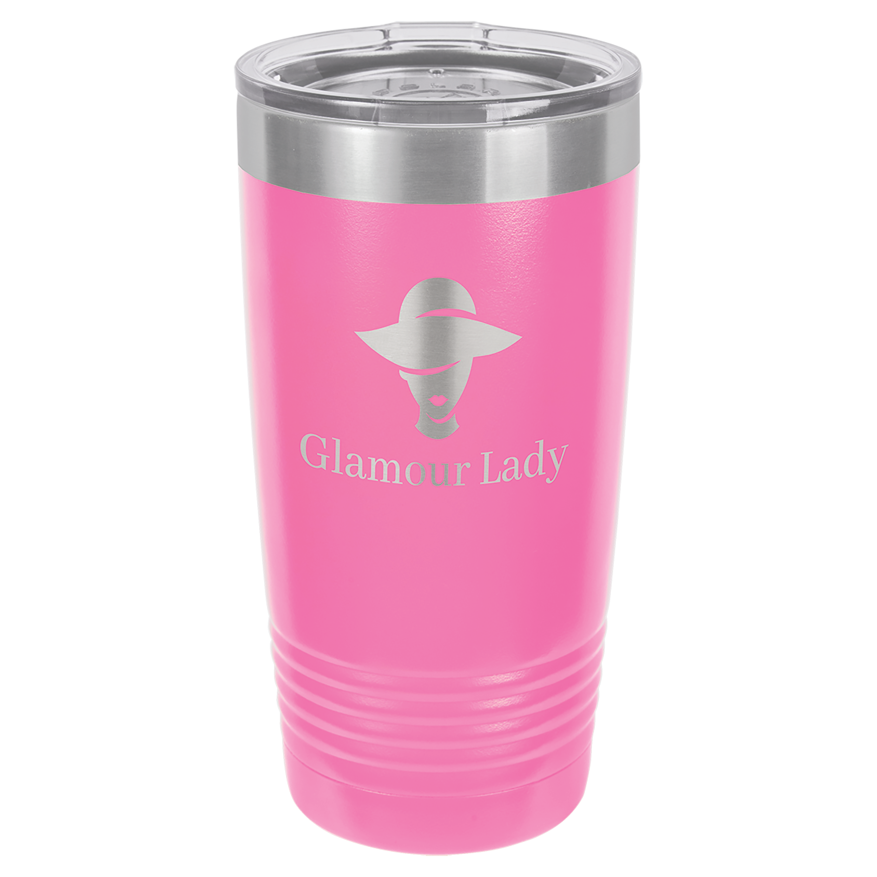 Polar Camel 20 oz. Ringneck Vacuum Insulated Tumbler w/Clear Lid 11