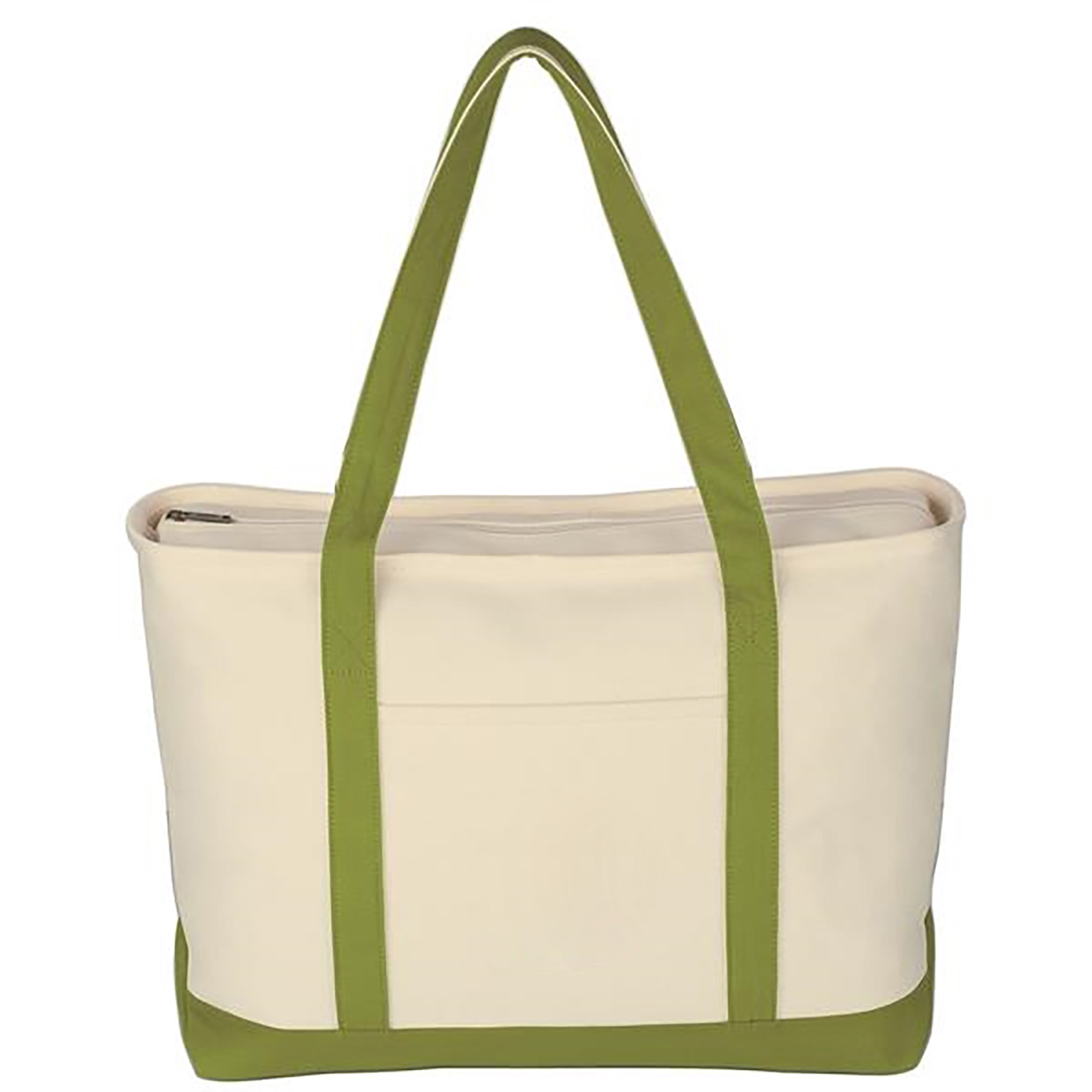 Canvas Tote Bag with an External Pocket, custom tote bag with logo imprint 6