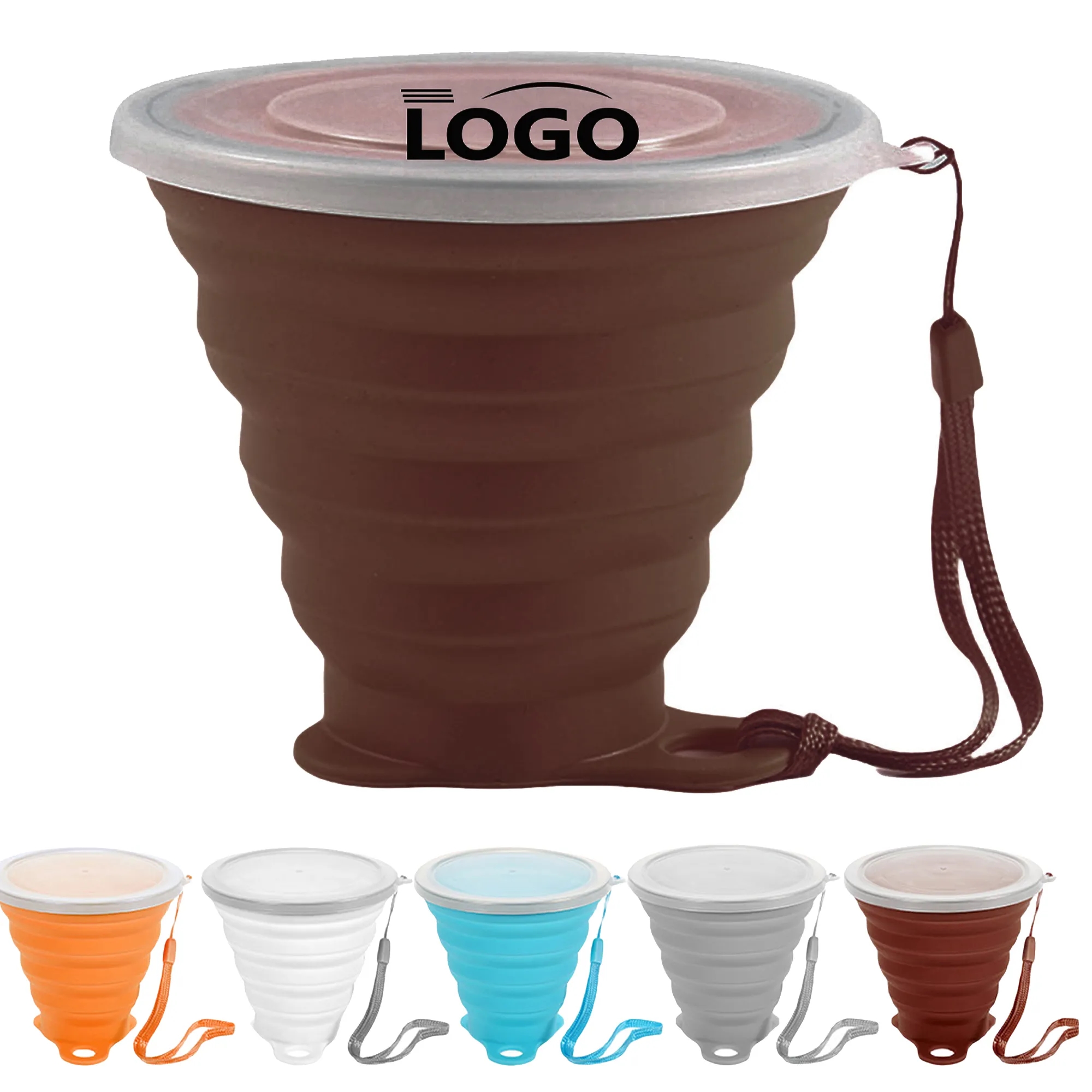 Collapsible Silicone Travel Water Cup MOQ20 2